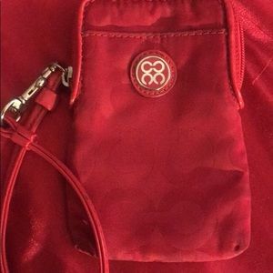 COACH wristlet